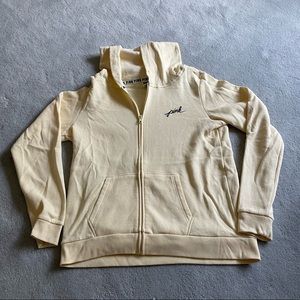 PINK pale yellow zip up